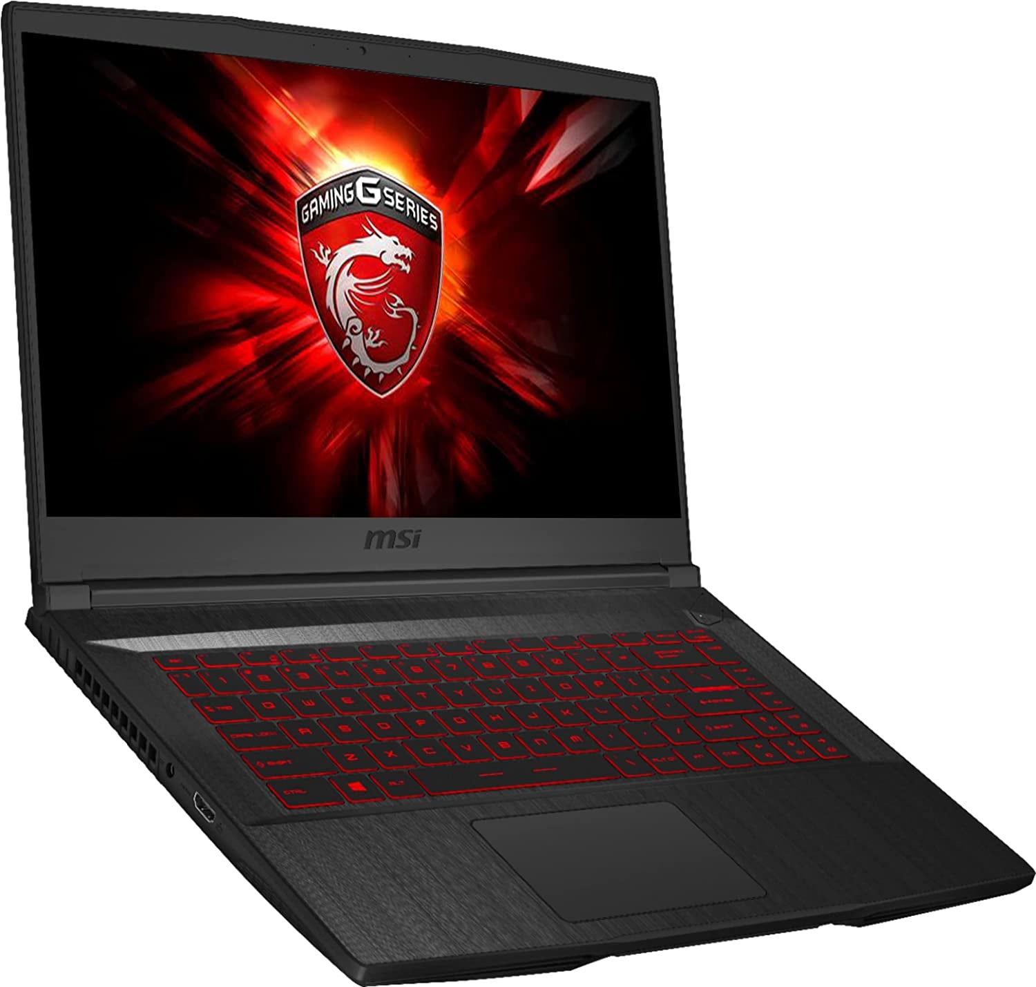 GF65 Gaming Laptop - 15.6" FHD 144Hz Display, Intel Core i5-10500H, 64GB DDR4 RAM, 2TB PCIe SSD, GeForce RTX 3060 Graphics, Backlit Keyboard, Webcam, Type-C, HDMI, Windows 11 Home, Black