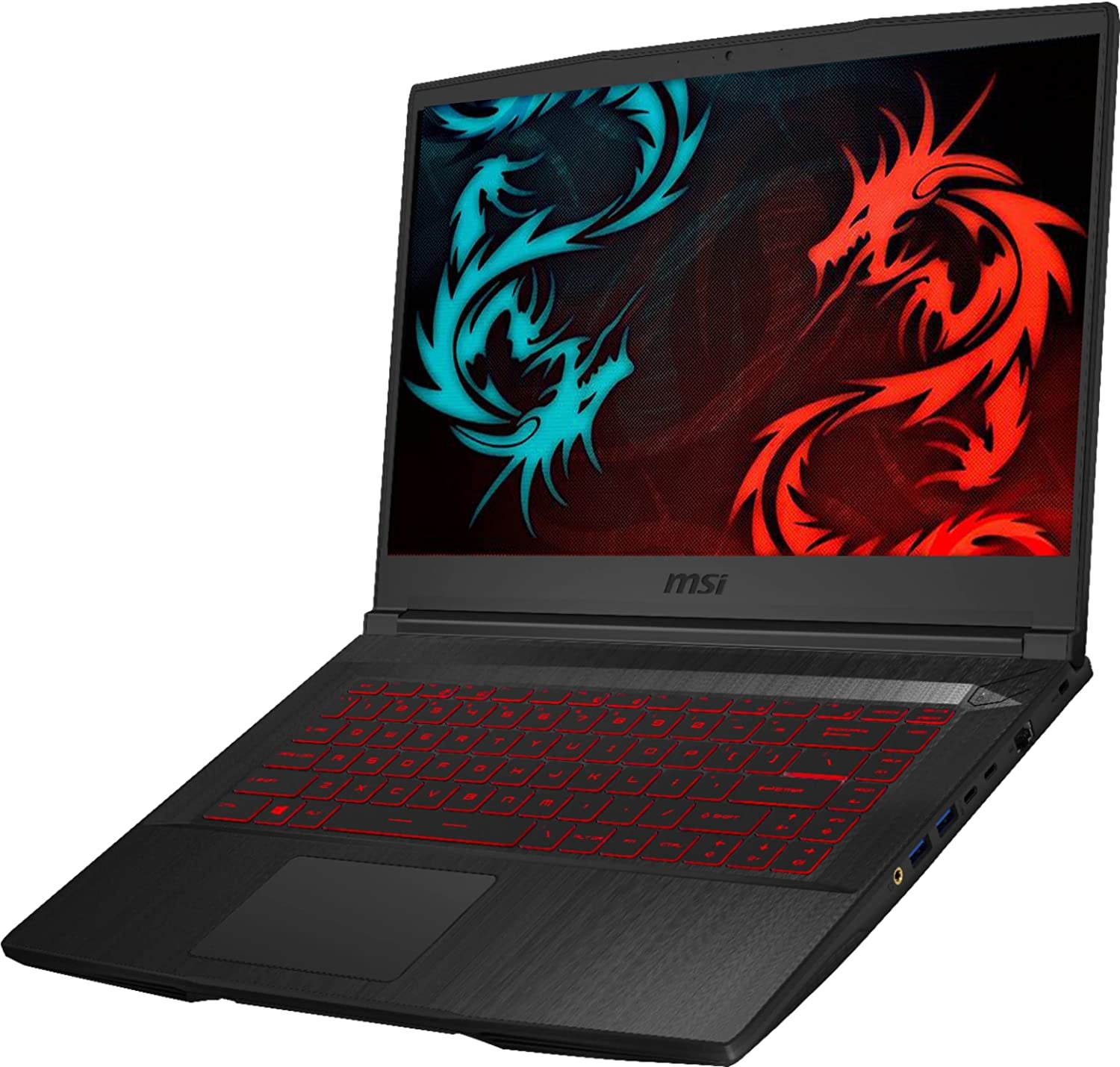 GF65 Gaming Laptop - 15.6" FHD 144Hz Display, Intel Core i5-10500H, 64GB DDR4 RAM, 2TB PCIe SSD, GeForce RTX 3060 Graphics, Backlit Keyboard, Webcam, Type-C, HDMI, Windows 11 Home, Black